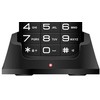 Išmanusis telefonas Evolveo EasyPhone FS, atverčiamas mobilusis telefonas 2.8" senjorams su įkrovimo stovu (geltonos spalvos)