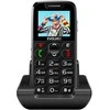 EVOLVEO EasyPhone, mobilusis telefonas senjorams su įkrovimo stovu, juodas
