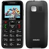 EVOLVEO EasyPhone, mobilusis telefonas senjorams su įkrovimo stovu, juodas