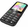 Mobilusis telefonas „Evolveo EasyPhone XO“, senjorams skirtas mobilusis telefonas su įkrovimo stovu, juodas