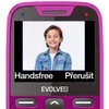 EVOLVEO EasyPhone XR, mobilusis telefonas senjorams su įkrovimo stovu, rožinė