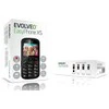 EVOLVEO EasyPhone XS, mobilusis telefonas senjorams, juodas