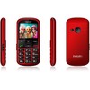 EVOLVEO EasyPhone XS, mobilusis telefonas senjorams, raudonas