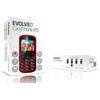 EVOLVEO EasyPhone XS, mobilusis telefonas senjorams, raudonas