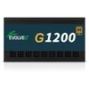 EVOLVEO G1200, 1200 W maitinimo šaltinis, 80+ GOLD, ATX 3.1, aPFC, 140 mm ventiliatorius, pilnai modulinis, 3 metų garantija, juodas