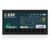 EVOLVEO G650 maitinimo šaltinis 650 W, 80+ GOLD, ATX 3.1, aPFC, 140 mm ventiliatorius