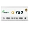 Maitinimo šaltinis Evolveo G750 maitinimo šaltinis 750W 80+ GOLD ATX 3.1 aPFC 140 mm wentylator w pełni modularny gwarancja 3 metai balta