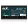 Montech EVOLVEO G850, 850 W maitinimo šaltinis, 80+ GOLD, ATX 3.1, aPFC, 140 mm ventiliatorius, pilnai modulinis, 3 metų garantija, juodas