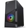 EVOLVEO M5, korpusas mATX, permatomas šonas, juodas