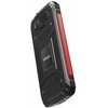 Mobilusis telefonas Evolveo StrongPhone W4, atsparus vandeniui, patvarus dviejų SIM kortelių telefonas, juodas-raudonas