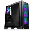 EVOLVEO Ptero Q2G, skříň ATX, 4x ARGB ventilátor, čelní+boční panel sklo, juoda