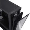 EVOLVEO Ptero Q2G, skříň ATX, 4x ARGB ventilátor, čelní+boční panel sklo, juoda