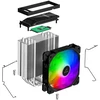 EVOLVEO QuietCool5, procesoriaus aušintuvas, 6 šilumos vamzdeliai, juodas