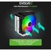 EVOLVEO QuietCool5, procesoriaus aušintuvas, 6 šilumos vamzdeliai, juodas