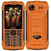 EVOLVEO StrongPhone H1, atsparus vandeniui, patvarus telefonas su dviem SIM kortelėmis, oranžinis