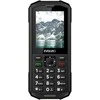 „EVOLVEO StrongPhone X5“, vandeniui atsparus, patvarus dviejų SIM kortelių telefonas, juodos spalvos, pjūklo formos