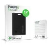 „EVOLVEO TrackCard“, „Bluetooth“ vietos nustatymo įrenginys su „Apple Find My“, juodas
