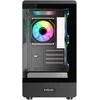 EVOLVEO Ursus, mATX korpusas, 6x ARGB 120 mm ventiliatoriai, stiklinis šoninis skydelis + priekinis skydelis