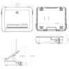 Fellowes | Breyta 2in1 Nešiojamas kompiuteris Carry Case/Nešiojamas kompiuteris Riser | 384 x 308 x 89 mm | Juodas