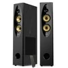 Kompiuterio kolonėlės Fenda F&amp;D T-60X PRO 2.0 pastatomos garso kolonėlės, 120 W RMS (60 W x 2), 1 colio aukštų dažnių garsiakalbis + 2 4 colių garsiakalbiai + 8 colių žemų dažnių garsiakalbis kiekvienam kanalui, BT 5.3 / Optinis / Bendraašis / AUX / USB / Karaoke funkcija / LED ekranas / Nuotolinio valdymo pultas / Mikrofonas / Medinis, Jutiklinis mygtukas, Juodas