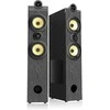Kompiuterio kolonėlės Fenda F&amp;D T-70X 2.0 ant grindų pastatomi garsiakalbiai, 160 W RMS (80 W x 2), 1 colio aukštų dažnių garsiakalbis + 5,25 colio garsiakalbis + 8 colių žemųjų dažnių garsiakalbis kiekvienam kanalui, BT 5.0 / HDMI (ARC) / optinis / bendraašis / AUX / USB / FM /Karaoke funkcija/ LED Ekranas/Nuotolinis pultelis/Pridedamas mikrofonas/Medinis/Juodas