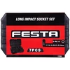 FESTA INDUSTRY Set of Extended 1/2" Cr-Mo Socket Heads