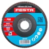 Festa metalo ir nerūdijančio plieno pjovimo diskas, O 125 x 22,23 mm, grūdėtumas 80