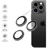 Fixed Fixed Camera Glass do Apple iPhone 15 Pro/15 Pro Max, sidabrinė