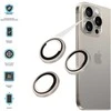 Fixed Fiksuotas fotoaparato stiklas | Apple | iPhone 16 Pro / 16 Pro Max | Grūdintas stiklas | Natūralus titanas