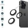 Fixed Fiksuotas fotoaparato stiklas | Apple | iPhone 16 Pro / 16 Pro Max | Grūdintas stiklas | Juodas