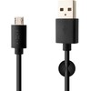 Fixed Fiksuotas USB/micro USB 2m, juoda