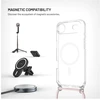 Dėklas FIXED MagPure Neck case with pink lanyard for Apple iPhone Air