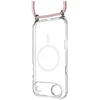 Dėklas FIXED MagPure Neck case with pink lanyard for Apple iPhone Air
