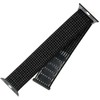 FIXED Nylon apyrankė skirta Apple Watch 38/40/41 mm reflective juodos spalvos