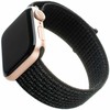FIXED Nylon apyrankė skirta Apple Watch 38/40/41 mm reflective juodos spalvos
