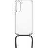 „FIXED Pure Neck“ dėklas su juodu kaklo dirželiu, skirtas „Samsung Galaxy S23+“
