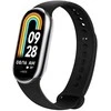 FIXED Silikoninis dirželis Silikoninis dirželis skirtas Xiaomi Mi Band 8 juodas