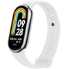 Fixed Silikonowy dirželis FIXED Silicone Strap pro Xiaomi Smart Band 10/9/8 balta