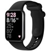 Fixed Silikonowy dirželis Silicone Strap pro Xiaomi Redmi Watch 5/4 Smart Band 9 Pro/8 Pro juoda