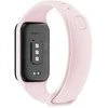 Fixed fiksuotas silikoninis dirželis, skirtas Xiaomi Smart Band 8 Active, rožinis