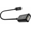 Fixed Fiksuotas OTG USB-C/USB-A, USB 2.0, 20 cm, juoda