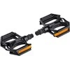 FORCE BMX Al pedals, non-interchangeable pins, juodas