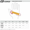 FORCE MTB ANGLE summer pirštinės, pink-juodas dydis XL