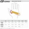 FORCE MTB SWIPE summer pirštinės, red dydis L