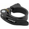 Šakotuvas FORCE seatpost clamp with quick release - 34,9mm, aliuminio, juodas