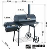 G21 BBQ Big Grilis su wędzarnią węglowy 40 cm x 59 cm