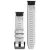 Garmin QuickFit® 22 mm silikoninis dirželis, Carrara baltos spalvos