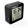 Garni Technology GARNI 138B - skaitmeninis žadintuvas su termometru ir higrometru, juodas