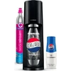 Gazuotų gėrimų gaminimo aparato SodaStream Terra rinkinys, juodas