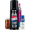 Gazuotų gėrimų gaminimo aparato SodaStream Terra rinkinys, juodas